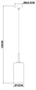 Globo 15460H - Lampadario a sospensione con filo ADARA 1xE27/60W/230V