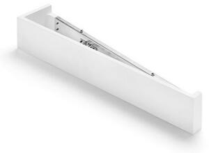 Applique moderno sforzin teos t174.12 g9 led gesso verniciabile vetro biemissione - Sforzin Illuminazione