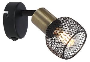 Globo 54028-1 - Faretto da muro FIASTRA 1xE14/40W/230V