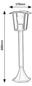 Rabalux 7128 - Lampada da esterno TAVERNA 1xE27/15W/230V IP44