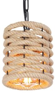 Globo 15679H - Lampadario a sospensione con catena HALIA 1xE27/60W/230V diametro 15 cm