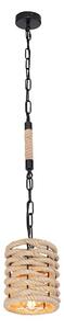 Globo 15679H - Lampadario a sospensione con catena HALIA 1xE27/60W/230V diametro 15 cm