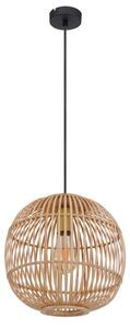 Globo 15368H - Lampadario a sospensione con filo HILDEGARD 1xE27/60W/230V bambù