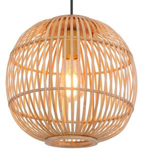 Globo 15368H - Lampadario a sospensione con filo HILDEGARD 1xE27/60W/230V bambù
