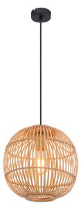 Globo 15368H - Lampadario a sospensione con filo HILDEGARD 1xE27/60W/230V bambù