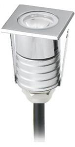 Faretto incasso led moderno pan international miniled square alluminio spot calpestabile - Pan International