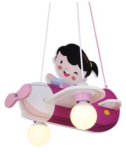 Globo 15728 - Lampadario per bambini KITA 2xE27/40W/230V
