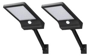 Aigostar - Set di 2 lampade solari LED con sensore. LED/3W/3,7V 3000/4000/5000K + telecomando