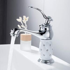 Elegante miscelatore monocomando per bagno