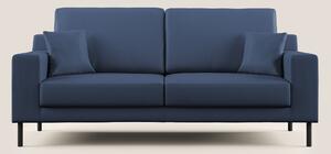 Uranio divano moderno lineare in Ecopelle impermeabile T04 blu