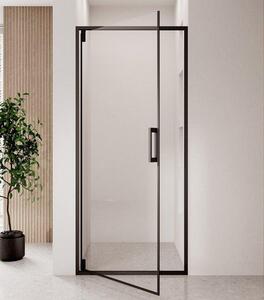 Badplaats Porta Doccia Seattle 90 x 190 cm – Nero – Parete Doccia 6 mm Vetro di Sicurezza