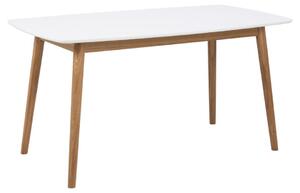 Actona Nagano, Tavolo fisso rettangolare, Bianco, MDF, Domestico, 4 gambe/piedi