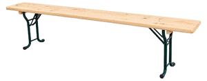 Panca birreria BAVORD LUX 220x25cm in legno massello di pino