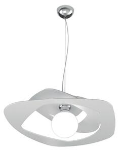Lampadario moderno top light warped 1157 s50 e27 led metallo sospensione - Top Light