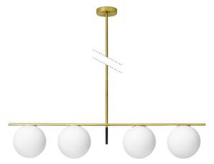 Lampadario classico miloox jugen 1744 68 e27 led metallo vetro - Miloox