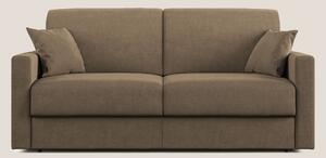 Chris Divano letto in microfibra smacchiabile T11 marrone