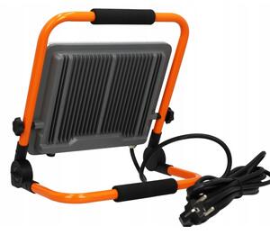 Proiettore LED con stativo, 100 W, 230 V, 4500 K, IP65, arancione