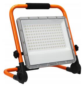 Proiettore LED con stativo, 100 W, 230 V, 4500 K, IP65, arancione