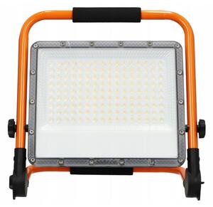 Proiettore LED con stativo, 100 W, 230 V, 4500 K, IP65, arancione