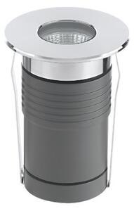 Faretto incasso led moderno pan international bart est758 est54023 acciaio tondo spot - Pan International