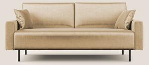 Arthur divano moderno in velluto morbido impermeabile T01 beige
