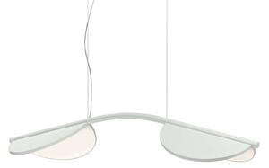 FLOS Almendra Arch LED a sospensione corta, bianco