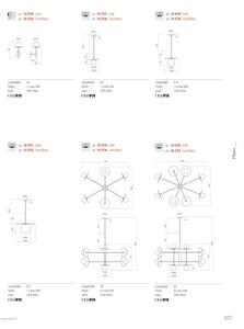 Redo 01-2728 - Lampadario a sospensione con filo PLATO 1xG9/10W/230V diametro 20 cm nero