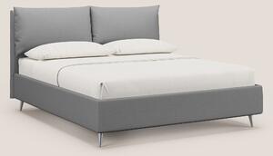 Elsa letto imbottito con vano contenitore in tessuto smacchiabile T05