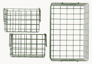 Set di 3 cestini in metallo The Baskets