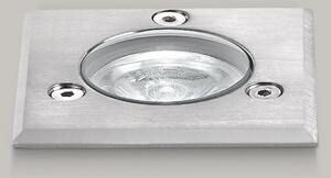 Faretto incasso acciaio gea led shally ges221c ip67 modulo led incasso terra quadrato calpestabile - Gea Led