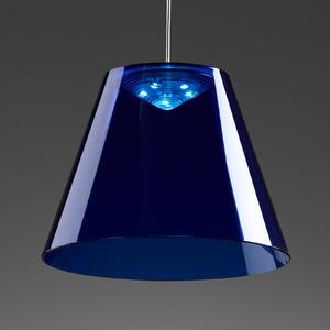 Dina - lampada LED a sospensione con paralume blu