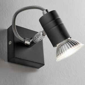 Spot moderno illuminando zelig 1 nr gu10 led faretto orientabile parete soffitto - Illuminando