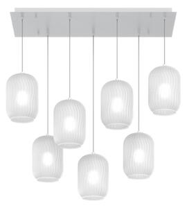 Plafoniera moderna top light tender 1181 bi s7 r bf e27 led vetro lampada soffitto - Top Light
