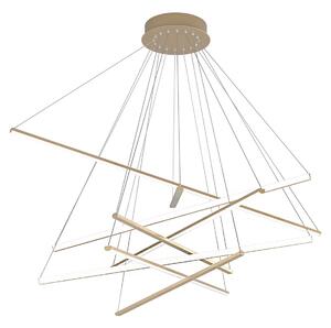 Lampadario classico oro top light dna 1182 s80 go led sospensione lampada soffitto - Top Light