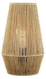 Lampada da tavolo Rope di carta, marrone, Ø 20 cm