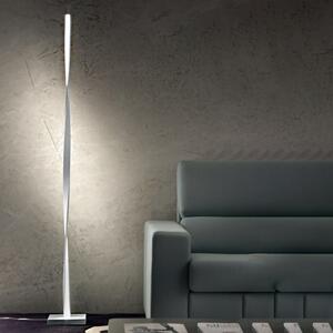 Piantana moderna promoingross twist p183 led dimmerabile lampada terra - Promoingross