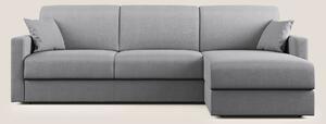 Chris Divano letto angolare con penisola in microfibra smacchiabile T1