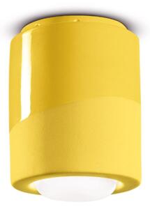 Plafoniera ceramica ferroluce decò pi c986 e27 led lampada soffitto classica moderna - Decò