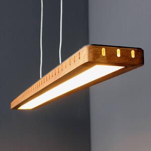 Eco-Light Lampada a sospensione LED Solaris Dime legno 70 cm