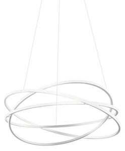Lampadario moderno gea luce atia sp b led alluminio silicone sospensione - Gea Luce