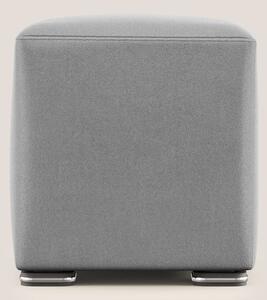 Cube pouf in microfibra smacchiabile T11 grigio