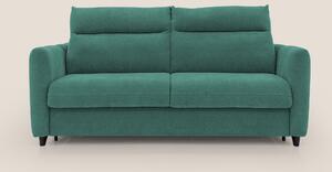 Peonia divano letto scandinavo con materasso H18 cm e morbido e alto s