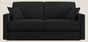 Chris Divano letto in microfibra smacchiabile T11 nero
