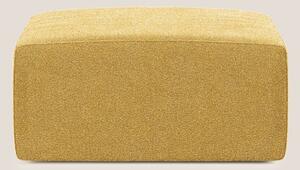 Nettuno modulo pouf in morbido tessuto bouclè T07 giallo
