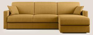 Chris Divano letto angolare con penisola in microfibra smacchiabile T1