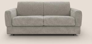 Happy Divano letto matrimoniale con materasso h18 cm in tessuto imperm