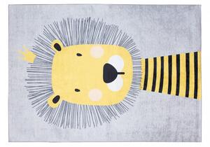 Tappeto per bambini con un simpatico motivo a forma di leone Larghezza: 120 cm | Lunghezza: 170 cm