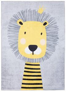 Tappeto per bambini con un simpatico motivo a forma di leone Larghezza: 140 cm | Lunghezza: 200 cm