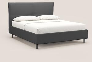Izumi letto imbottito contenitore con piedi alti in tessuto smacchiabi