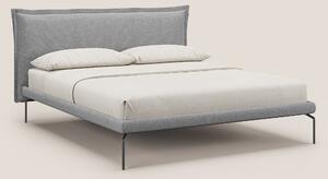 Eric letto imbottito design minimal in morbido tessuto impermeabile T1